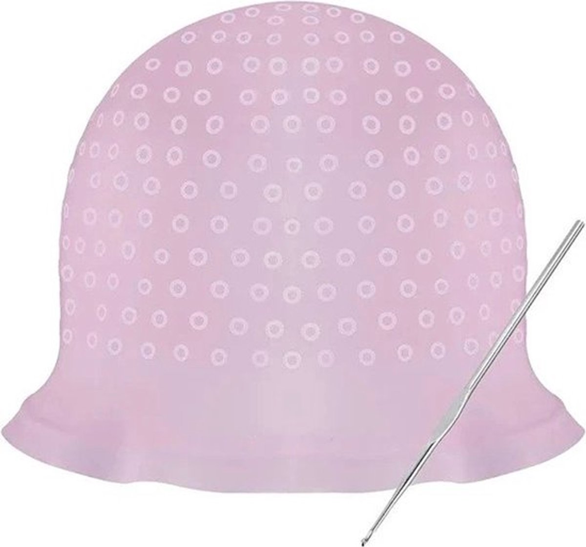 Guardian Beauty Haar Highlight Cap - Met Ijzeren Haak - Roze - Magicap Herbruikbare Haarkleur Cap - Highlighting Tipping Cap