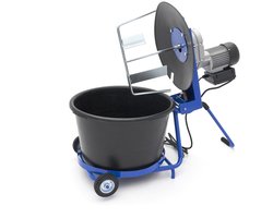 HBM Professionele Mixer, Mengmachine 50 Liter 370 Watt Voor Tegellijm, Cement, Verf, Vernis, Epoxyhars