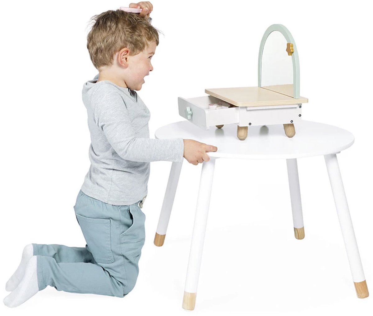 Janod - Unicorn - Houten kappers tafel — afbeelding 10