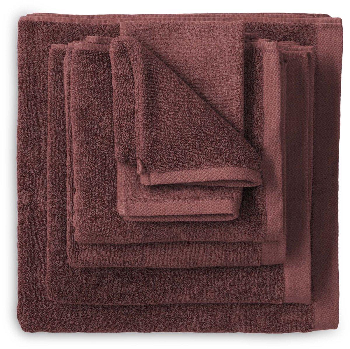Heckett & Lane Premium Douchelaken 70 x 140 cm Spicy Red