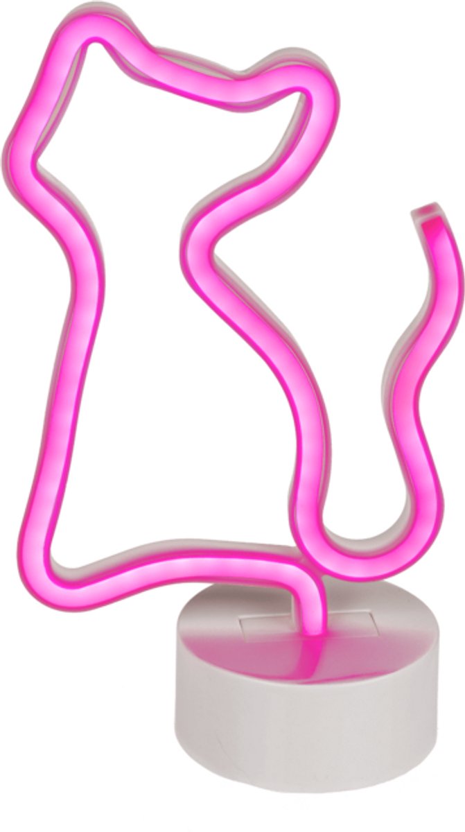 Neon kat lamp