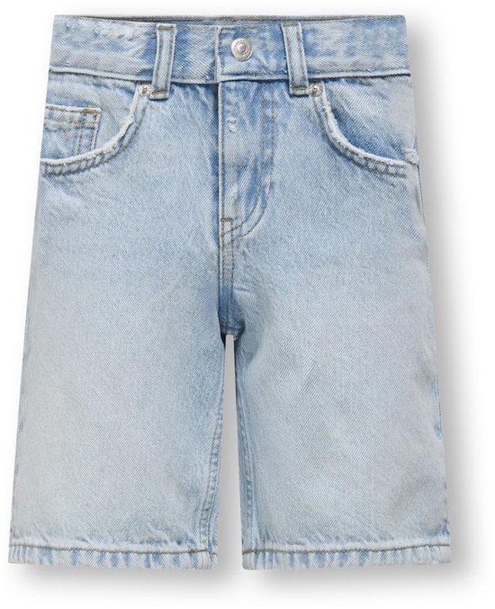 ONLY KOGHOPE LOOSE LONG SHORTS DNM Pantalon Filles - Denim Blue clair