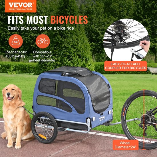 Petsafe Happy Ride - Fietskar - Blauw