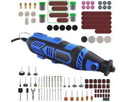 Multitool Set - 135W - 252 Stuks Accessoires - Dremel, Boor & Slijper - Voor Hobby, Snijden & Polijsten