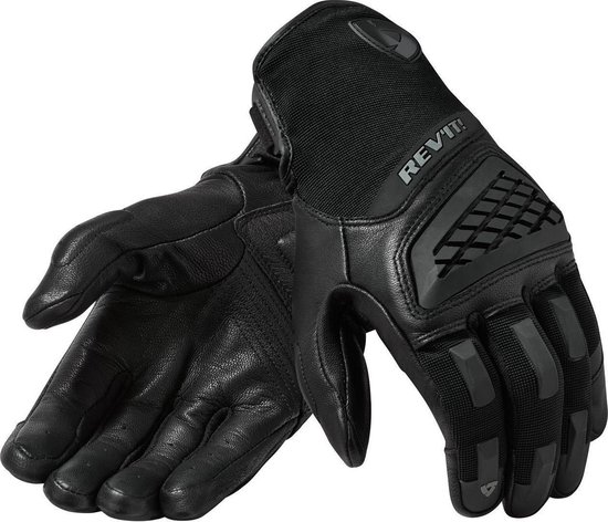 REV'IT! Neutron 3 Black Motorcycle Gloves