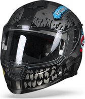 Nexx SX.100 Big Shot Donker Grijs Integraalhelm - Motorhelm - Maat S