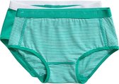 Ten Cate - Meisjes - 2-Pack Slips Mint - Groen - 122/128