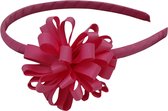 Jessidress Meisje Haar Diadeem met Ruffels Haar bloemen Hoofdband - Fushia