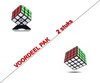 Afbeelding van het spelletje 2x puzzelkubus voordeel pack - Breinbreker Revenge 4x4 + Breinbreker| kubus (3X3) - QIYI Cube