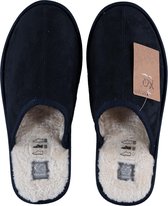 Apollo Heren Pantoffels - Maat 45/46 - Navy