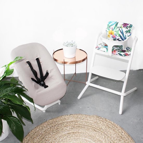 Ukje Cybex Lemo Bouncer hoes - Voor wipstoel - Taupe wafel | bol