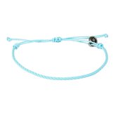 Chibuntu® - Licht Blauwe Armband Heren - Twisted armbanden collectie - Mannen - Armband (sieraad) - One-size-fits-all