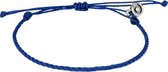 Chibuntu® - Navy Blauwe Armband Heren - Twisted armbanden collectie - Mannen - Armband (sieraad) - One-size-fits-all