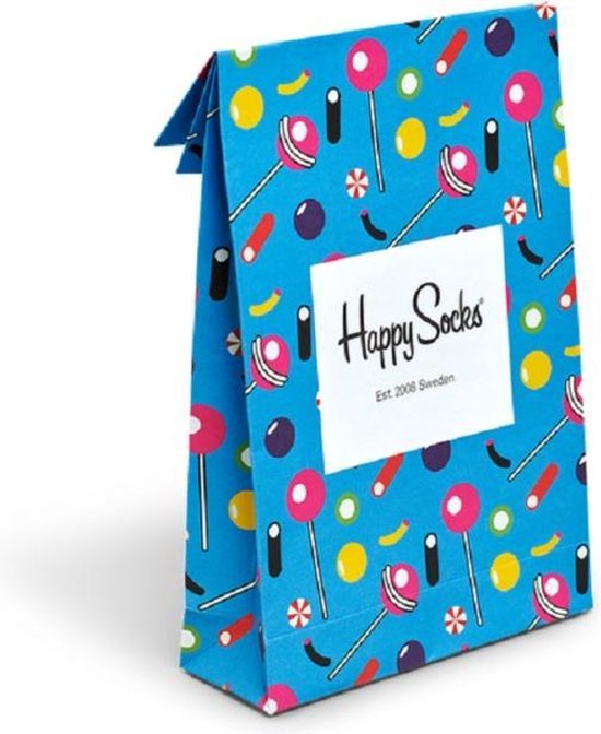 Nuchter congestie Savant Happy Socks Gift Bag Lollypop | bol.com