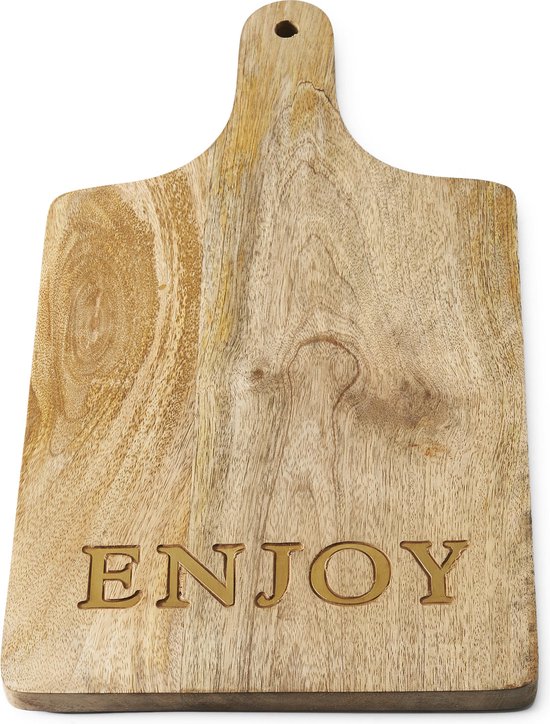 Rivièra Maison Enjoy Chopping Board - Snijplank - Hout - Bruin | bol.