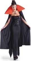 CARNIVAL TOYS - Rode en zwarte vampier cape voor vrouwen - Accessoires > Capes