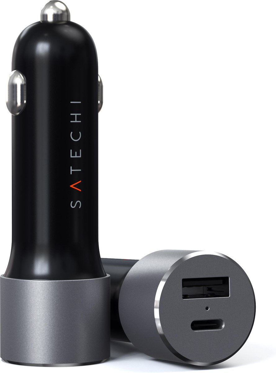 Satechi Type-C 72W PD Car Charger - Grijs