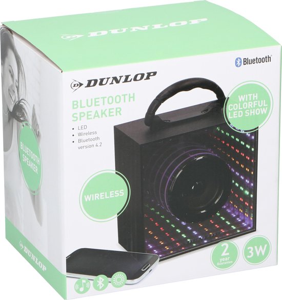 Dunlop Bluetooth Speaker - 3W - LED Lights — afbeelding 4