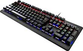 VARR Fighter 2, Gaming RGB Black mechanical multimedia keybaord met Xinda Blue Switch - 26 keys anti-ghosting - 12 lighting modes,