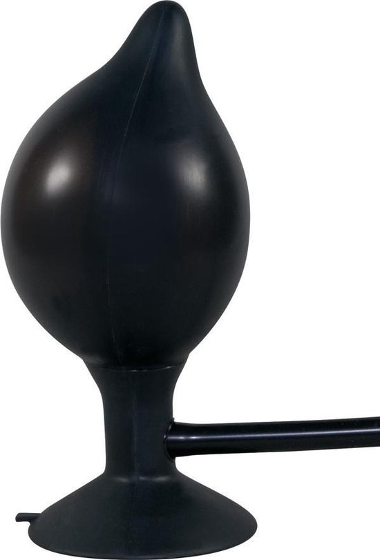 Opblaasbare Anaalplug True Black