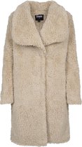 Dames Soft Sherpa Coat zand