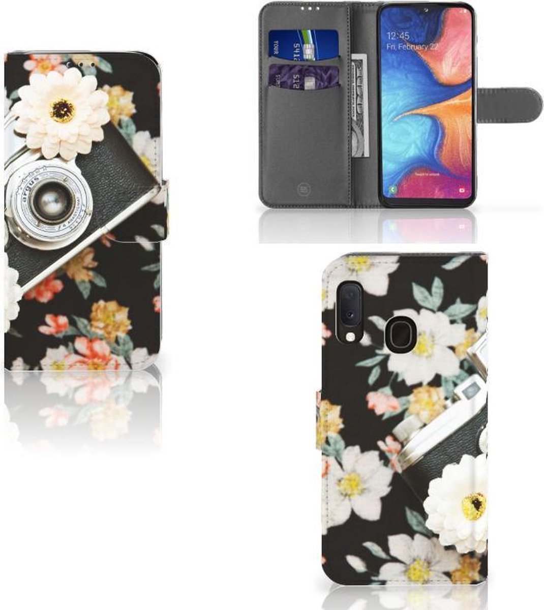 Samsung Galaxy A20e Telefoonhoesje met foto Vintage Camera
