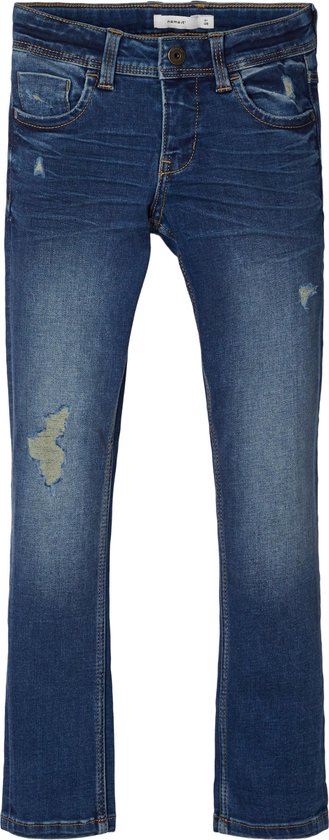 Name it Jongens Silas Slim Jeans - DGM - Maat 115 | bol.com