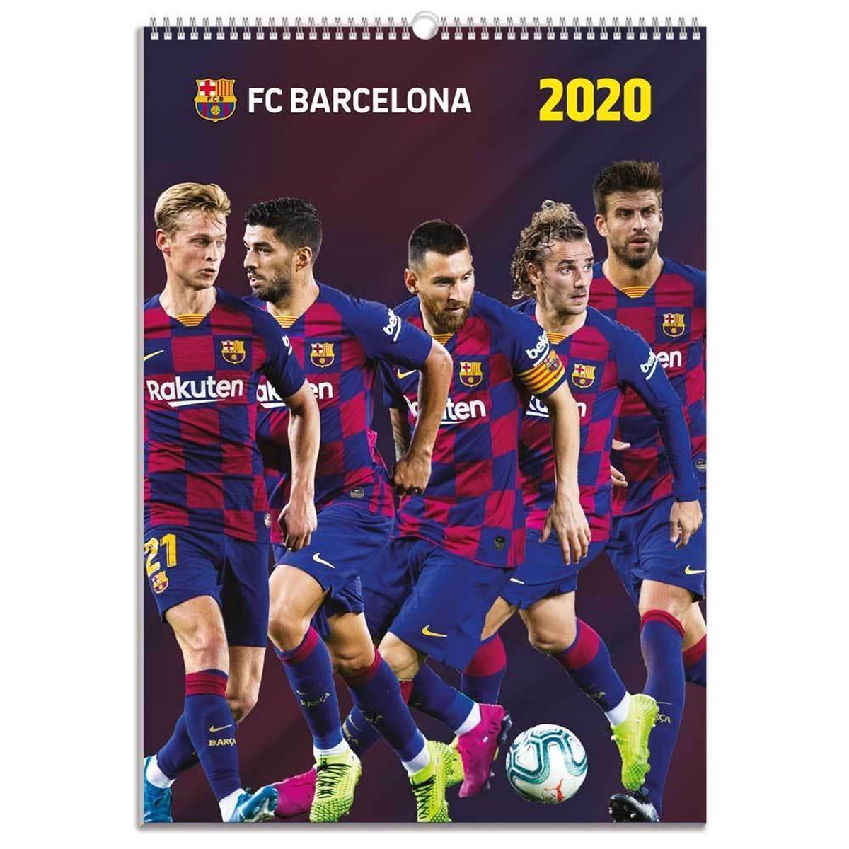 Erik 91 x 61 cm Poster FC Barcelona 2019/2020 Messi 