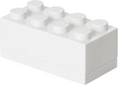 Lego Mini Box 8 Opbergbox - 180 ml - Kunststof - Wit