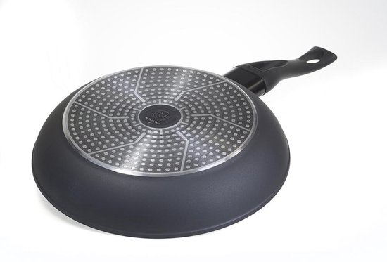 Koekenpan met anti-aanbakcoating - Ø 24 cm - best getest! - mat zwart