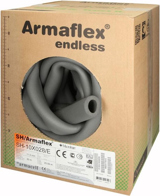 Foto: Armacell armaflex sh thermische buisisolatie 15 mm 35 meter