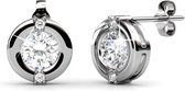 Dammade oorbellen - Swarovski Kristal - Zilverkleurig - Dames - Beijing