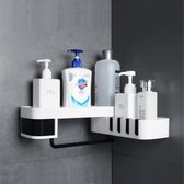 multifunctioneel ABS doucherek - badkamer rekje - keukenrekje muurbevestiging