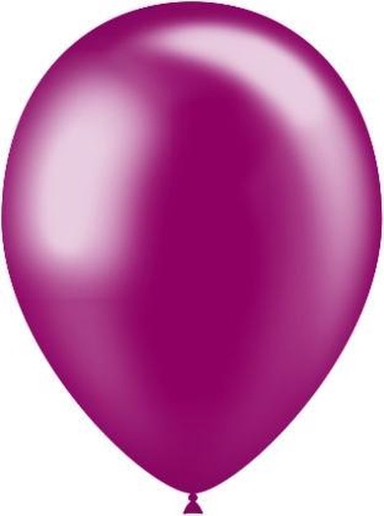 Fuchsia Ballonnen Metallic 25cm 50st