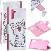 Samsung Galaxy Note 10 - hoes, cover, flip cover - Blije Kat