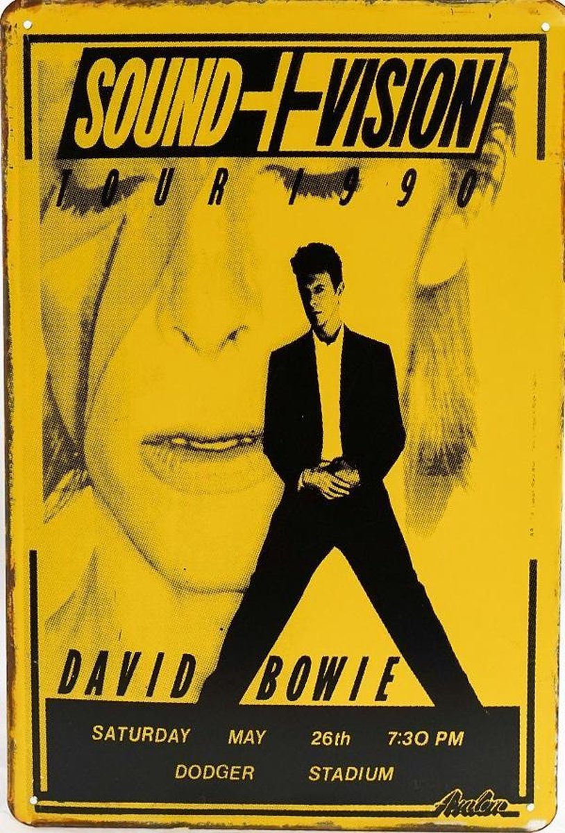 デビッド ボウイ 1990コンサート パンフレット David Bowie 1990 Sound+Vision Tourパンフレット Concert Bord