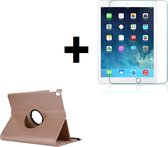 iPad Air 2019 hoesje - 10.5 inch - iPad Air 2019 Screenprotector - Bookcase Tablet hoesje Goud + Screenprotector