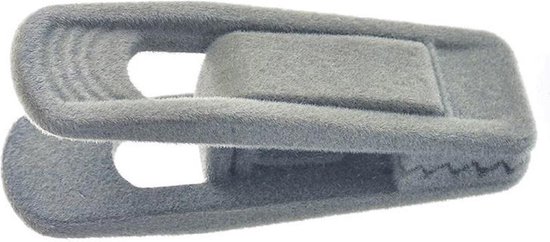 Goodlux dekbedclips - Dekbed klemmen - Dekbed knijpers - 4 stuks - Grijs van Merkloos — afbeelding 3