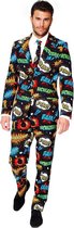 OppoSuits Badaboom - Mannen Zomer Kostuum - Gekleurd - Carnaval - Maat 54