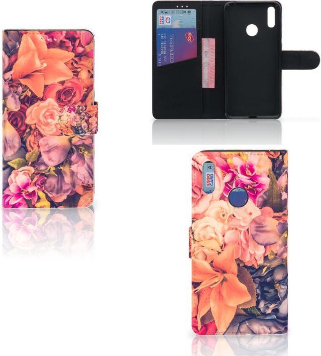 Huawei Y7 (2019) Hoesje Bosje Bloemen
