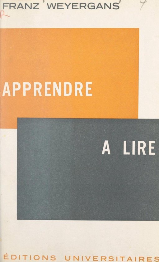 Apprendre à lire - cover