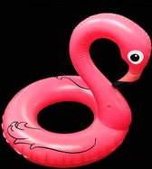 Opblaas zwemband flamingo, inflatables, roze opblaasbare flamingo - 1 stuk