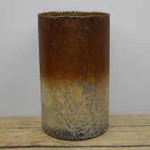 SENSE Waxinelichthouder Copper - Kaarsenhouder - Theelichten houder- sfeerlicht - Clinder vaas