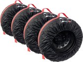 Housse de pneu 4 pièces - Pour le stockage de pneus d'hiver et de pneus d'été - Housse de pneu - 13 à 16 pouces
