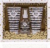 Bad geschenkset Winter set - Vanilla & Musk geur - Goud/zwart/wit - Prachtige cadeauset voor moeder - voor vriendin - Geschenkset vrouwen