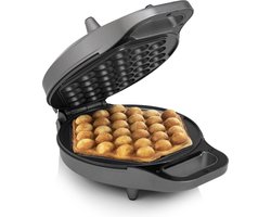 Princess 132465 Bubbelwafelijzer - Bubble wafel - Zeshoekige wafel - Roteerfunctie - 700W - IJshoorn maker - Anti aanbaklaag