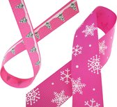 Set Kerst Linten: Combi 4 - Roze Pink Mix: