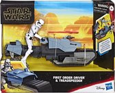 Star Wars E9 First Order Driver en Treadspeeder