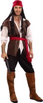 LUCIDA - Stijlvol piraten kostuum voor volwassenen - XL