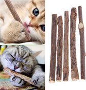 Kattenkruid stokjes|Kattensnacks|Catnip|Matabi stokjes|100% natuurlijk|10 stuks